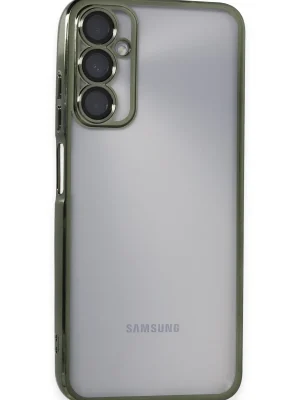 Newface Samsung Galaxy A05S Kılıf Razer Lensli Silikon - Yeşil