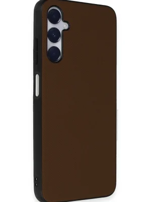 Newface Samsung Galaxy A05S Kılıf Taft Kapak - Kahverengi