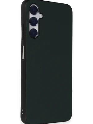 Newface Samsung Galaxy A05S Kılıf Taft Kapak - Koyu Yeşil