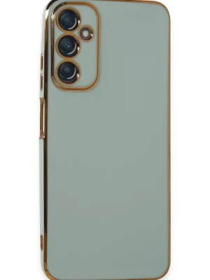 Newface Samsung Galaxy A05S Kılıf Volet Silikon - Açık Yeşil