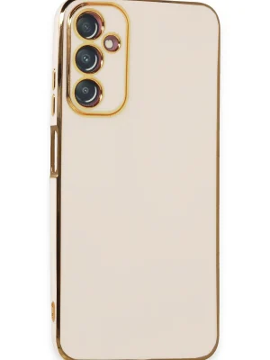 Newface Samsung Galaxy A05S Kılıf Volet Silikon - Beyaz