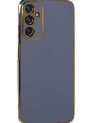 Newface Samsung Galaxy A05S Kılıf Volet Silikon - Mavi