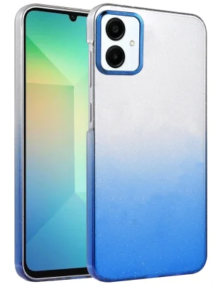 Newface Samsung Galaxy A06 Glossy Kapak - Mavi