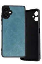 Newface Samsung Galaxy A06 Kılıf Aras Deri Kapak - Açık Yeşil - Görsel 2