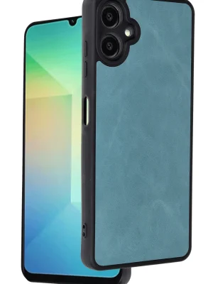 Newface Samsung Galaxy A06 Kılıf Aras Deri Kapak - Açık Yeşil