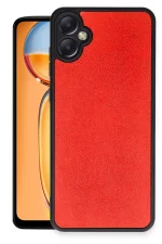 Newface Samsung Galaxy A06 Kılıf Aras Deri Kapak - Kırmızı