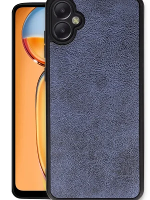 Newface Samsung Galaxy A06 Kılıf Aras Deri Kapak - Lacivert