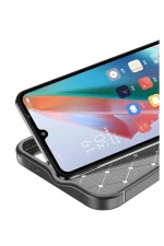 Newface Samsung Galaxy A06 Kılıf Auto Focus Karbon Kapak - Gri - Görsel 2