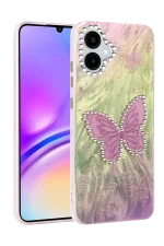 Newface Samsung Galaxy A06 Kılıf Blade Aynalı Desenli Kapak - Desen 5