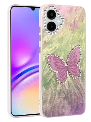 Newface Samsung Galaxy A06 Kılıf Blade Aynalı Desenli Kapak - Desen 5