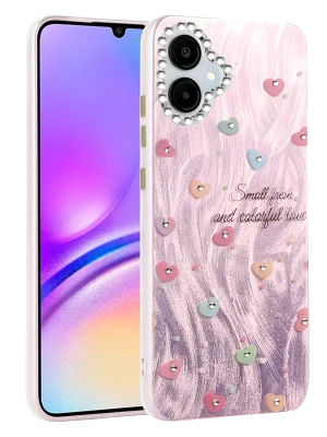 Newface Samsung Galaxy A06 Kılıf Blade Aynalı Desenli Kapak - Desen 8