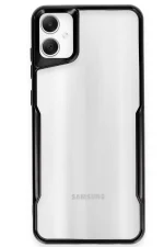 Newface Samsung Galaxy A06 Kılıf Boyi Silikon Kapak - Siyah