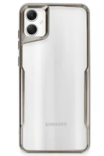 Newface Samsung Galaxy A06 Kılıf Boyi Silikon Kapak - Titan Gri