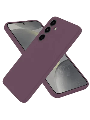 Newface Samsung Galaxy A06 Kılıf First Silikon - Mürdüm