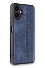 Newface Samsung Galaxy A06 Kılıf Flip Cover - Lacivert - Görsel 2