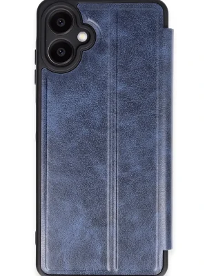 Newface Samsung Galaxy A06 Kılıf Flip Cover - Lacivert