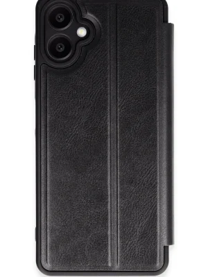 Newface Samsung Galaxy A06 Kılıf Flip Cover - Siyah
