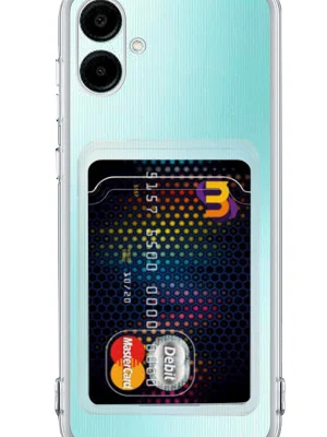 Newface Samsung Galaxy A06 Kılıf Kart Şeffaf Silikon - Şeffaf