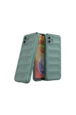 Newface Samsung Galaxy A06 Kılıf Optimum Silikon - Koyu Yeşil - Görsel 2