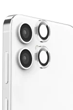 Newface Samsung Galaxy A06 Raze Metal Kamera Lens - Gümüş