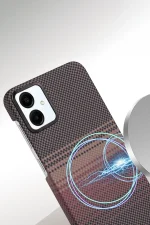 Newface Samsung Galaxy A06 Vega Magsafe Kapak - Çöl Titanyum - Görsel 2