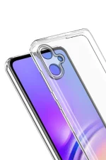 Newface Samsung Galaxy A07 Lüx Şeffaf Silikon - Şeffaf - Görsel 3