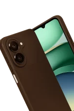 Newface Samsung Galaxy A07 Auto Focus Karbon Kapak - Kahverengi - Görsel 2