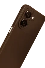 Newface Samsung Galaxy A07 Auto Focus Karbon Kapak - Kahverengi - Görsel 4