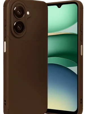 Newface Samsung Galaxy A07 Auto Focus Karbon Kapak - Kahverengi