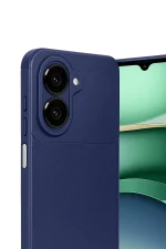 Newface Samsung Galaxy A07 Auto Focus Karbon Kapak - Lacivert - Görsel 4