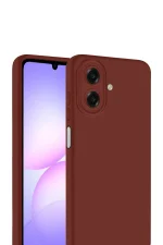 Newface Samsung Galaxy A07 First Silikon - Bordo - Görsel 2