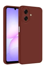 Newface Samsung Galaxy A07 First Silikon - Bordo