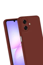 Newface Samsung Galaxy A07 First Silikon - Bordo - Görsel 3