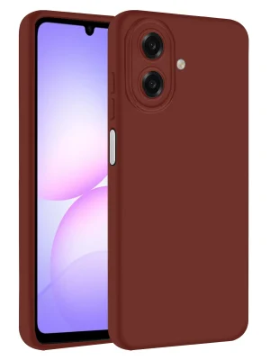 Newface Samsung Galaxy A07 First Silikon - Bordo
