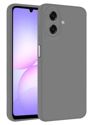 Newface Samsung Galaxy A07 First Silikon - Gri