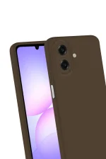 Newface Samsung Galaxy A07 First Silikon - Kahverengi - Görsel 3