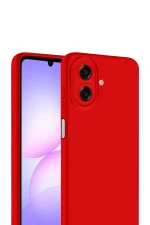 Newface Samsung Galaxy A07 First Silikon - Kırmızı - Görsel 2