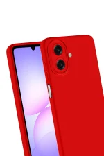 Newface Samsung Galaxy A07 First Silikon - Kırmızı - Görsel 3