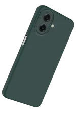 Newface Samsung Galaxy A07 First Silikon - Koyu Yeşil - Görsel 3