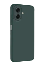 Newface Samsung Galaxy A07 First Silikon - Koyu Yeşil - Görsel 5