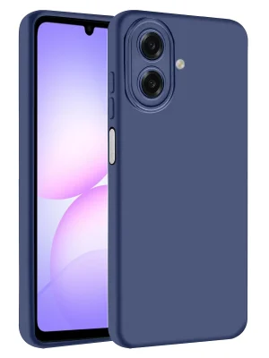 Newface Samsung Galaxy A07 First Silikon - Lacivert