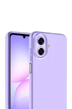 Newface Samsung Galaxy A07 First Silikon - Lila - Görsel 2