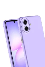 Newface Samsung Galaxy A07 First Silikon - Lila - Görsel 3