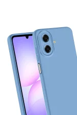 Newface Samsung Galaxy A07 First Silikon - Mavi - Görsel 3