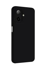 Newface Samsung Galaxy A07 Nano içi Kadife Silikon - Siyah - Görsel 2