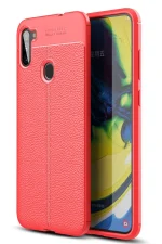 Newface Samsung Galaxy A11 Kılıf Auto Focus Kapak - Kırmızı