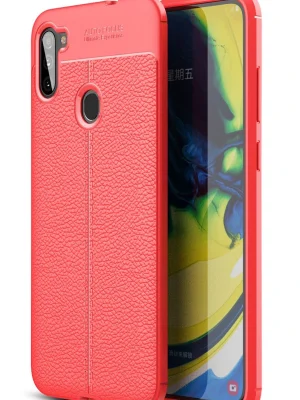 Newface Samsung Galaxy A11 Kılıf Auto Focus Kapak - Kırmızı