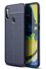 Newface Samsung Galaxy A11 Kılıf Auto Focus Kapak - Lacivert