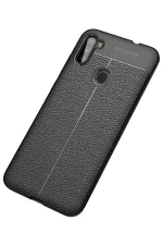 Newface Samsung Galaxy A11 Kılıf Auto Focus Kapak - Siyah - Görsel 2