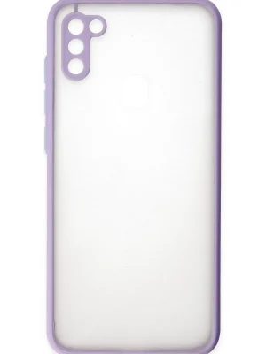 Newface Samsung Galaxy A11 Kılıf Montreal Silikon Kapak - Mor